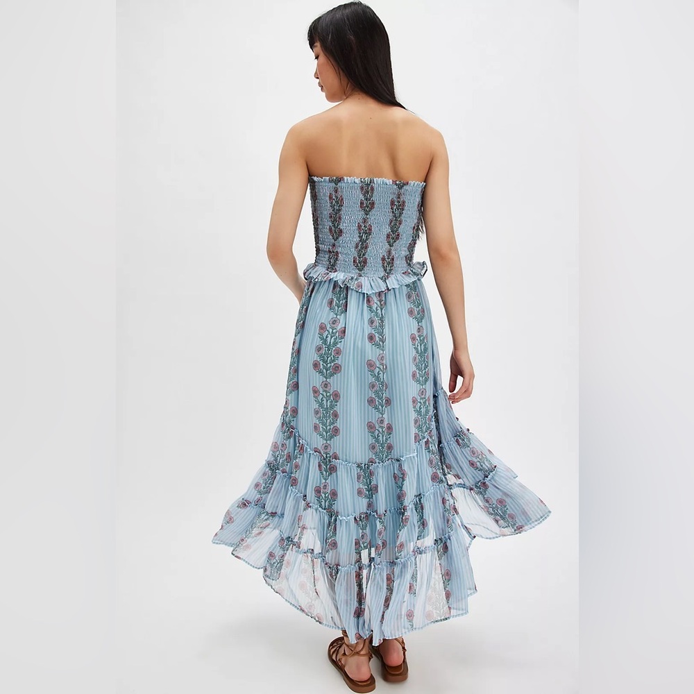 NWT Free People Alejandra Midi Dress Sz Small - Picture 3 of 10